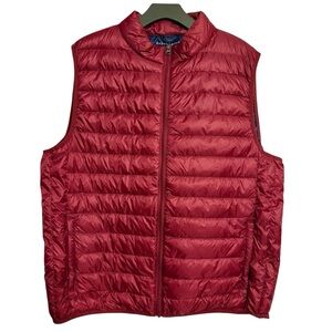 Men Saddlebred maroon red Vest size XL never worn excellent condition